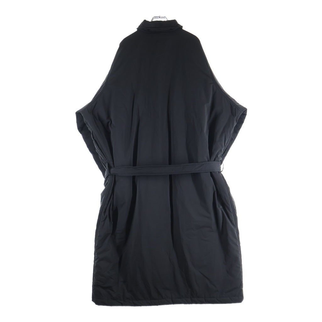whowhat(フーワット) TIBET HALF COAT チベットハーフ 中綿ナイロンコート ブラック