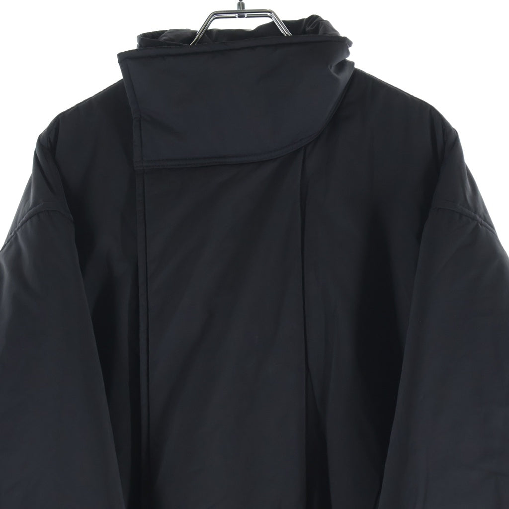 whowhat(フーワット) TIBET HALF COAT チベットハーフ 中綿ナイロンコート ブラック