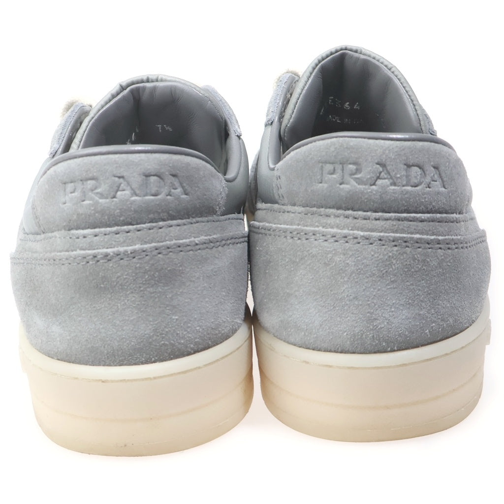 PRADA(プラダ) DOWNTOWN SNEAKERS ダウンタウン スウェードレザー ナイロン ローカットスニーカー グレー 2EE364