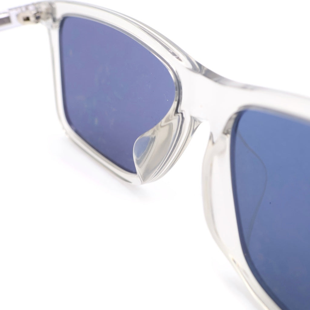 PRADA(プラダ) クリアフレーム ブルーカラーレンズ アジアンフィット サングラス 眼鏡 アイウェア シルバー/ブルー SPR017-F SPR017-F