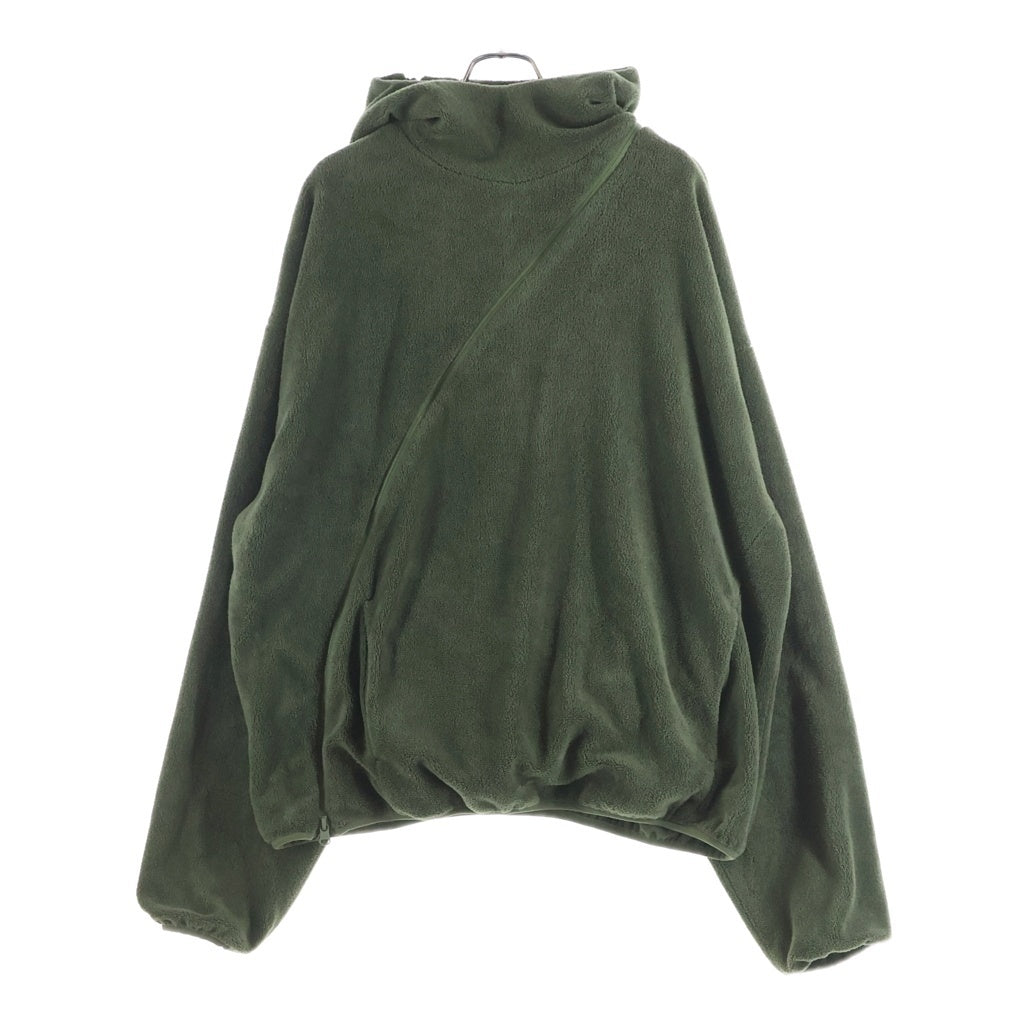POST ARCHIVE FACTION(ポストアーカイブファクション) 5.1 HOODIE CENTER 5.1 OHC-OG ジップアップフリースフーディジャケット オリーヴ