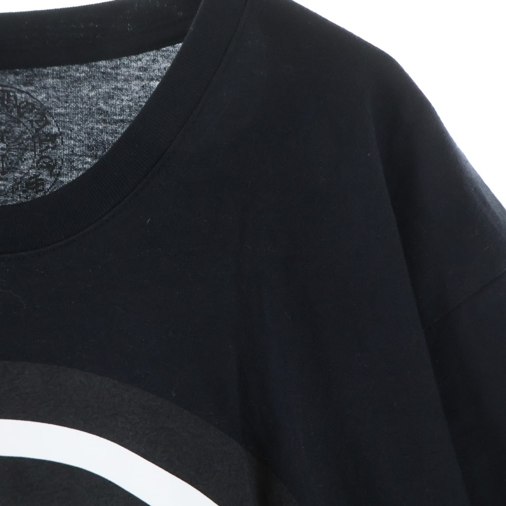 CHROME HEARTS(クロムハーツ) FOTI S/S TEE フォティフロントロゴプリント クルーネック半袖カットソーTシャツ ブラック
