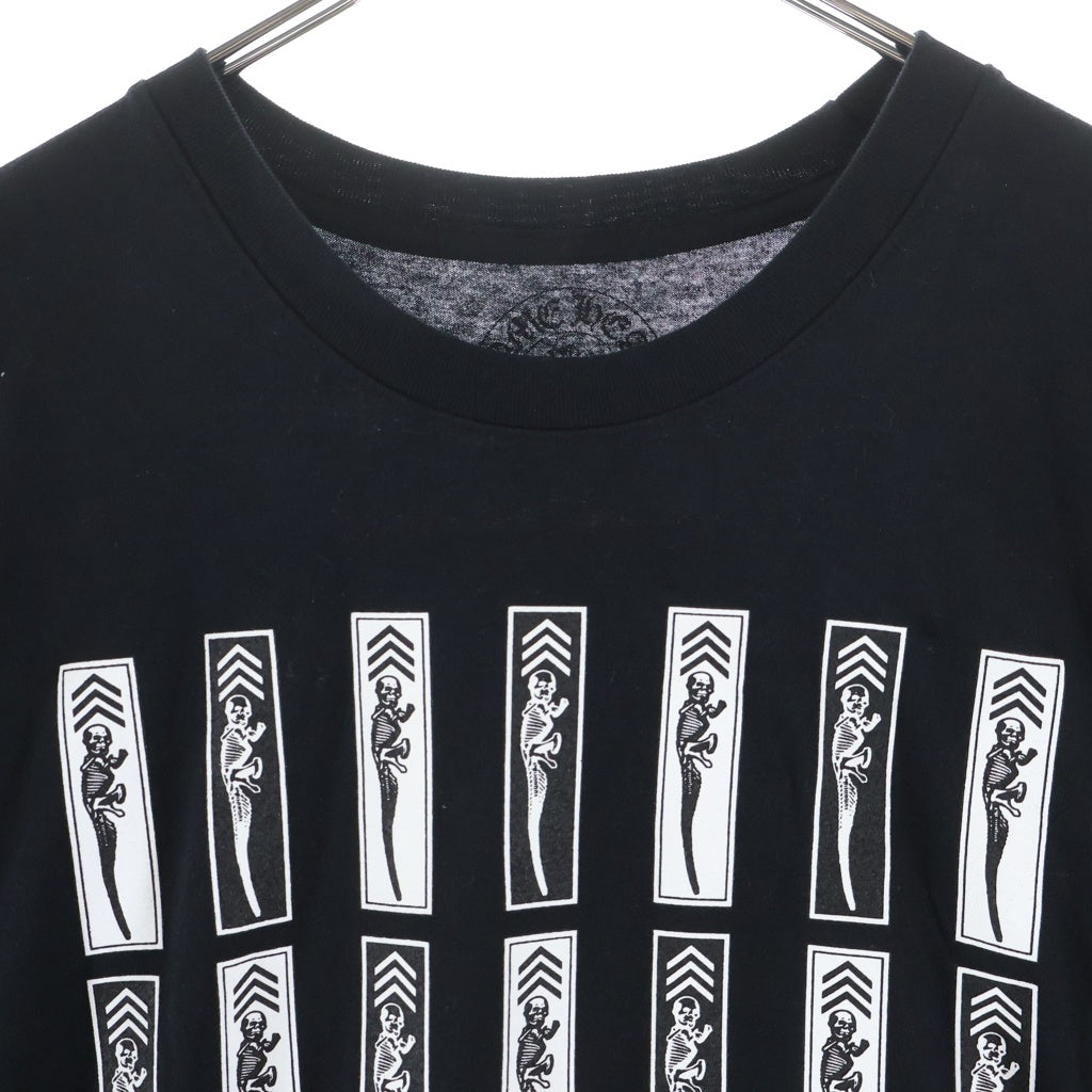 CHROME HEARTS(クロムハーツ) FOTI S/S TEE JARVIS ジャーヴィス プリントクルーネック半袖Tシャツカットソー ブラック