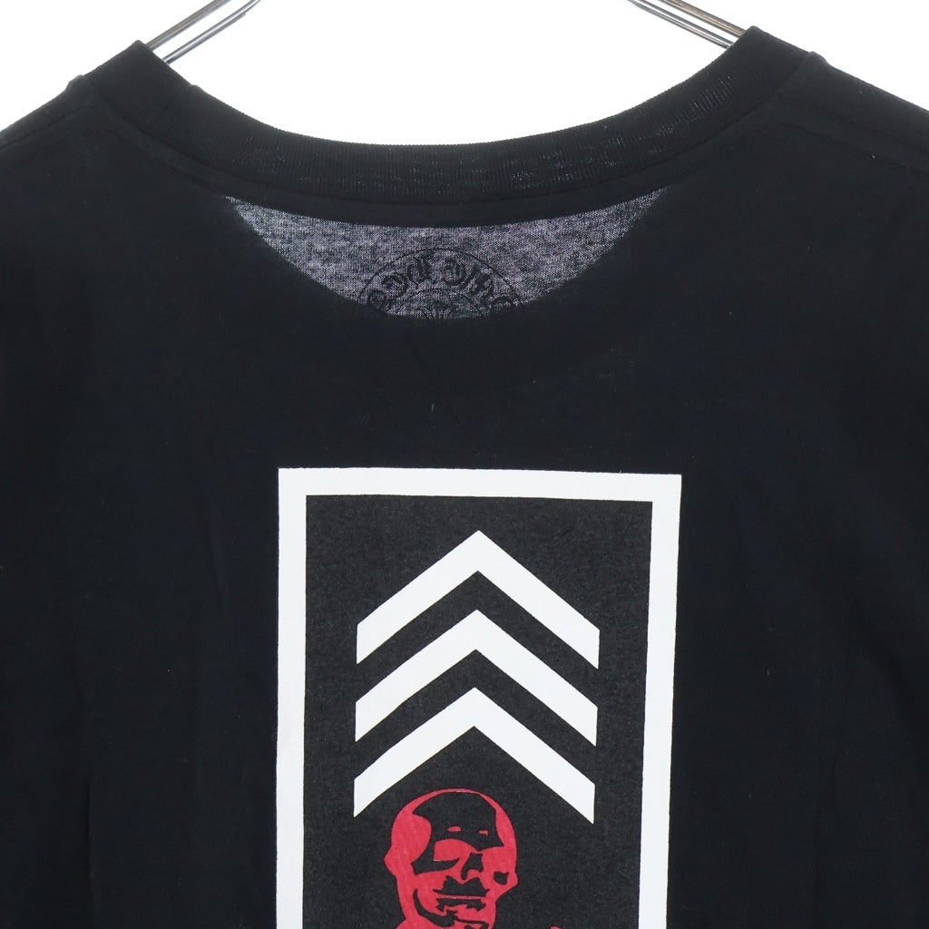 CHROME HEARTS(クロムハーツ) FOTI S/S TEE JARVIS ジャーヴィス プリントクルーネック半袖Tシャツカットソー ブラック