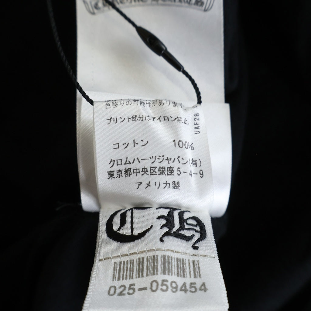 CHROME HEARTS(クロムハーツ) FOTI S/S TEE JARVIS ジャーヴィス プリントクルーネック半袖Tシャツカットソー ブラック