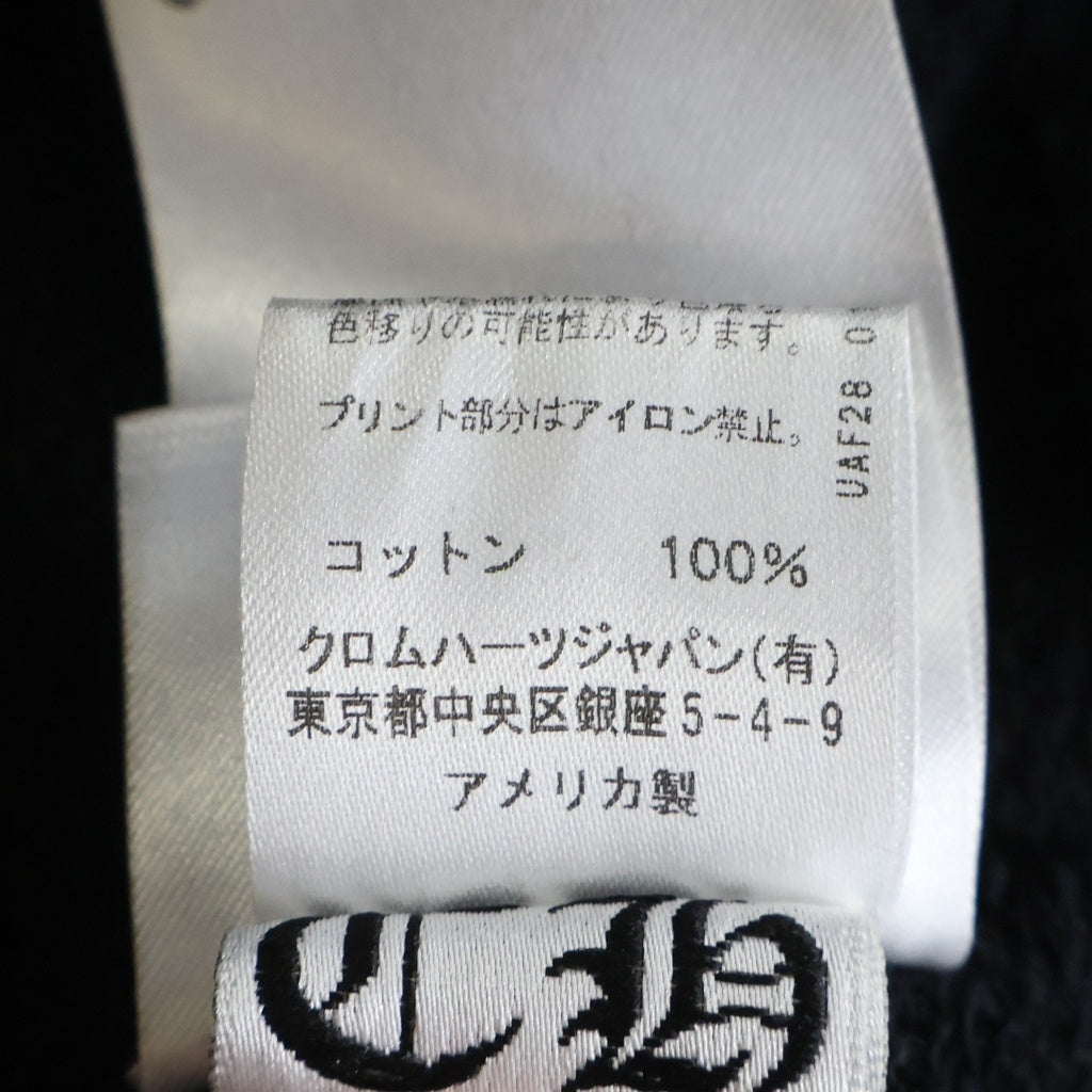 CHROME HEARTS(クロムハーツ) ×MATTY BOY 99 Eyes Chomper SWTSHRT PLVR マッティボーイ 99アイズ 袖フローラル プルオーバーパーカー ブラック