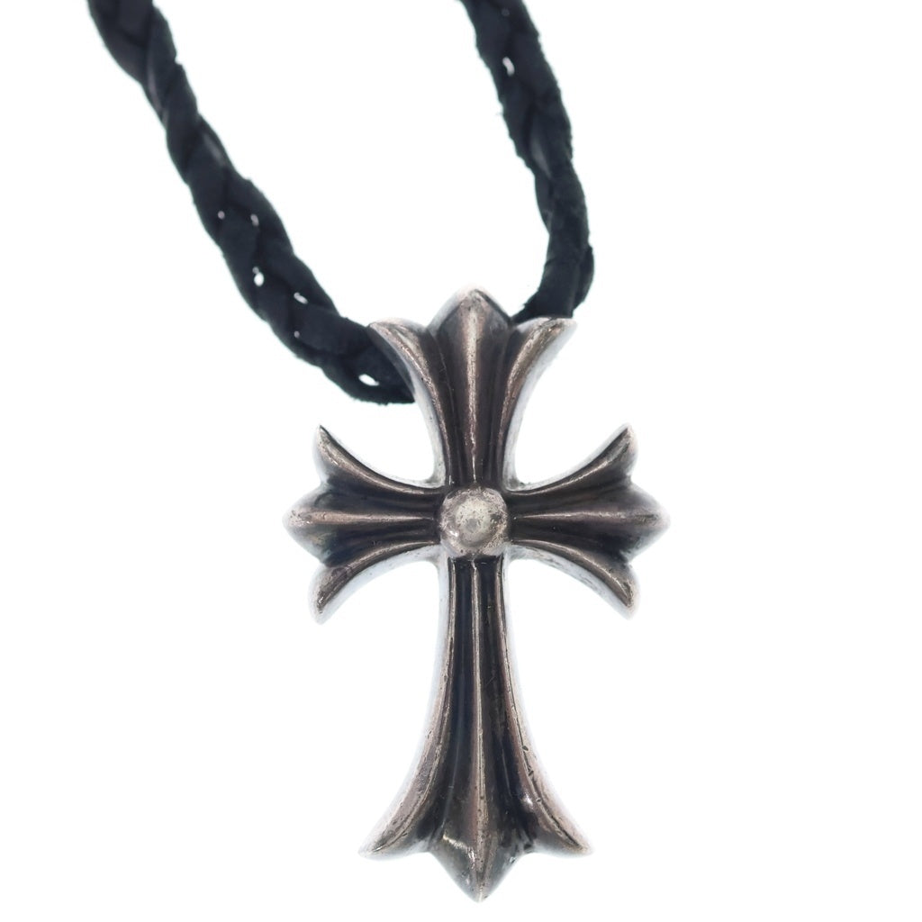 CHROME HEARTS(クロムハーツ) CH CRS SMLスモールCHクロス BC ボロチップブレイド ネックレス シルバー BCA220 -