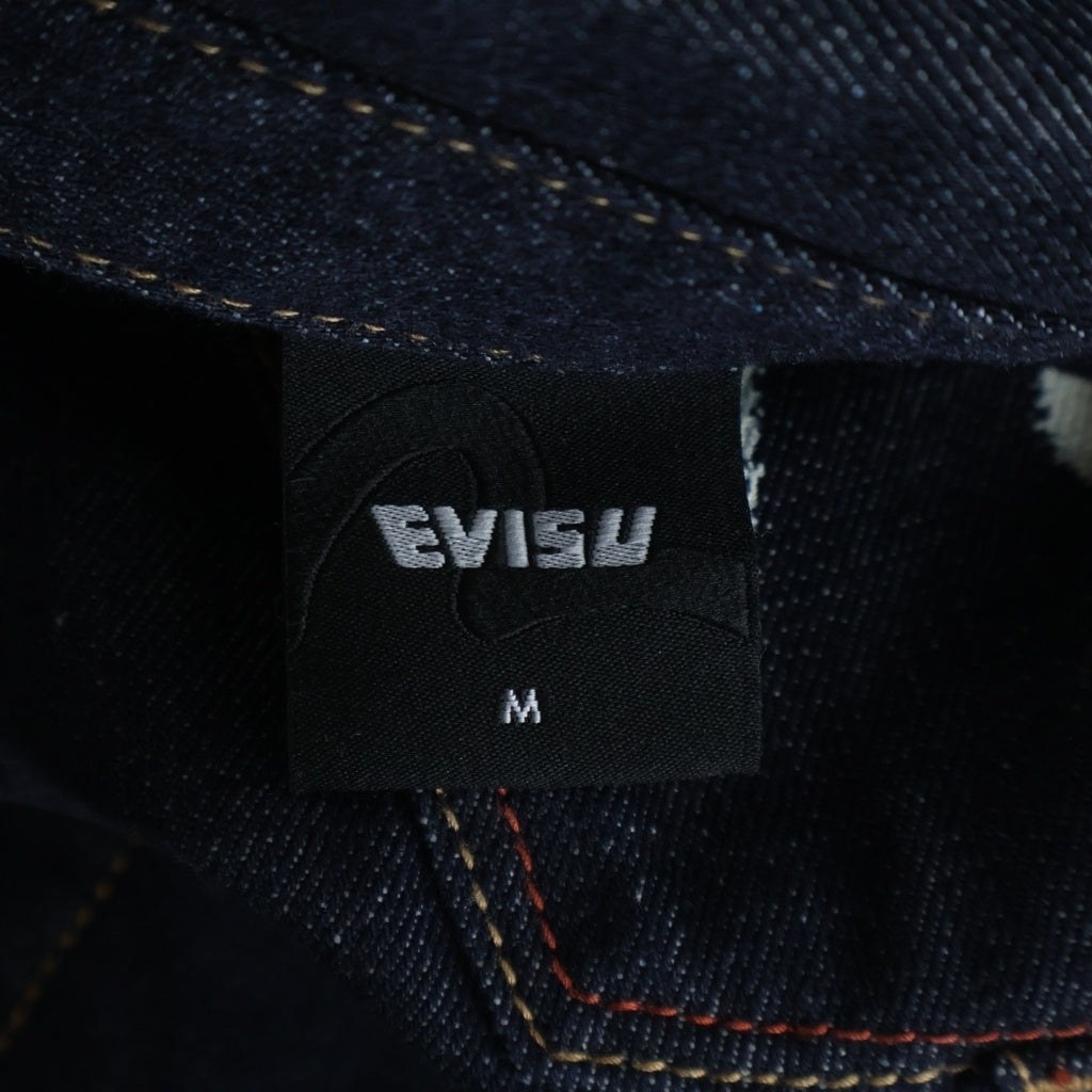 EVISU(エビス) Multi Pocket Denim Jacket 韓国限定 マルチポケット デニムジャケット インディゴ EY5MJJ702