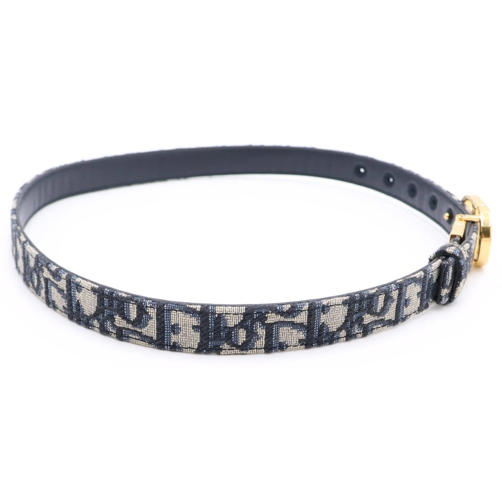 Christian Dior(クリスチャンディオール) 30 Montaigne Reversible モンテーニュ リバーシブル ベルト ネイビー/ホワイト B0178UWEO B0178UWEO