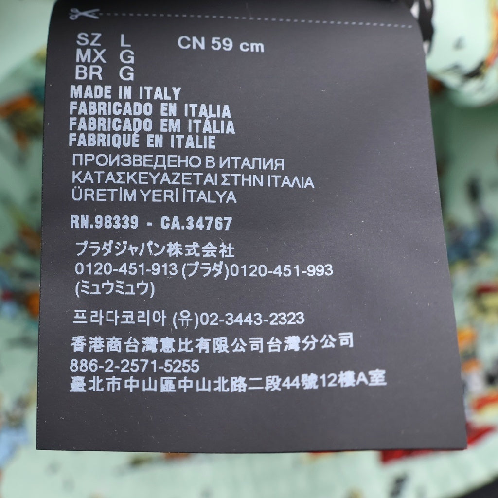 PRADA(プラダ) 25SS Re-Nylon リナイロン トライアングルロゴ バケットハット 帽子 ブラック 2HC137