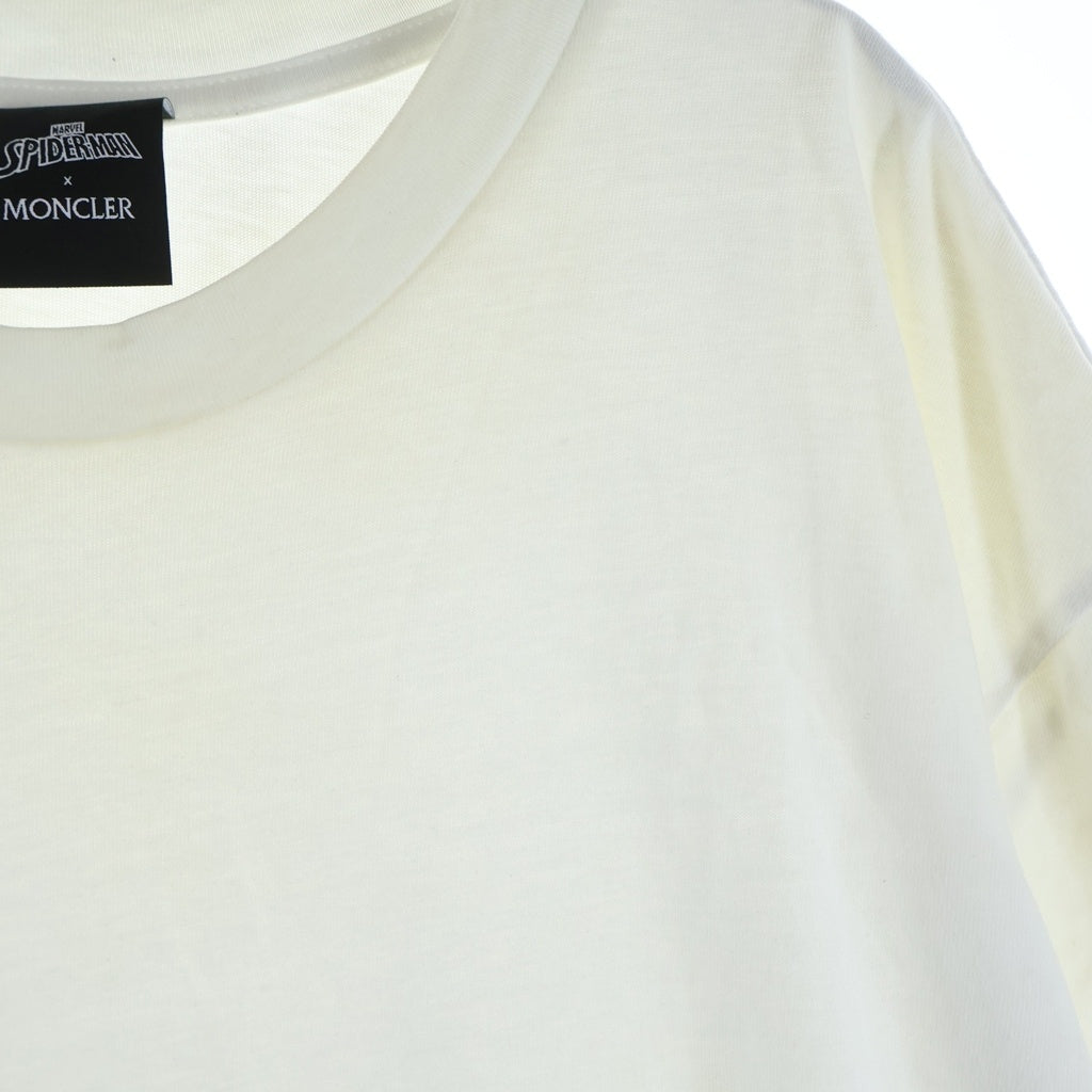 MONCLER(モンクレール) 22AW×Spiderman スパイダーマン プリント クルーネック 半袖Tシャツ ホワイト H20918C00004