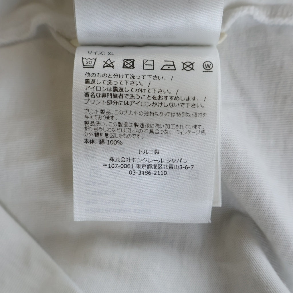 MONCLER(モンクレール) 22AW×Spiderman スパイダーマン プリント クルーネック 半袖Tシャツ ホワイト H20918C00004