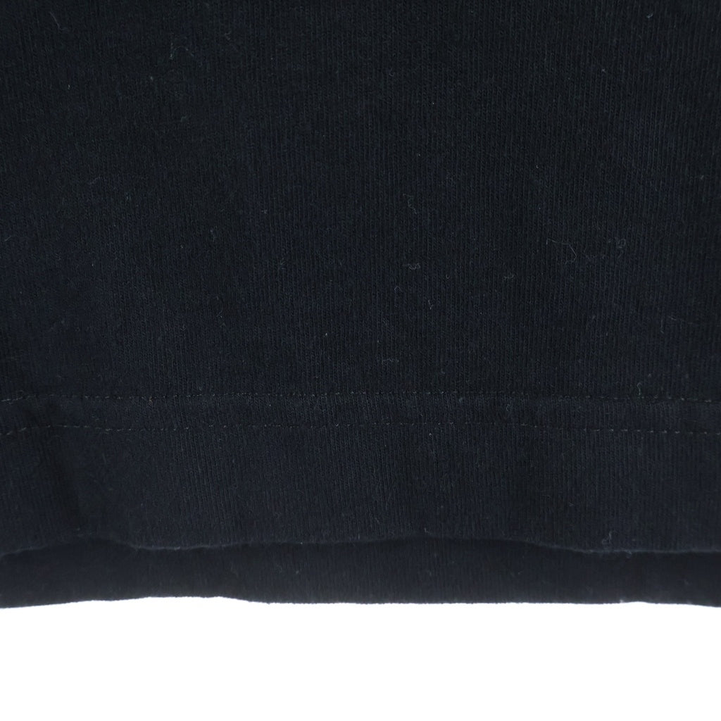 Palm Angels(パームエンジェルス) Burning Head スマイルグラフィック クルーネック半袖Tシャツカットソー ブラック PMAA001R21JER003