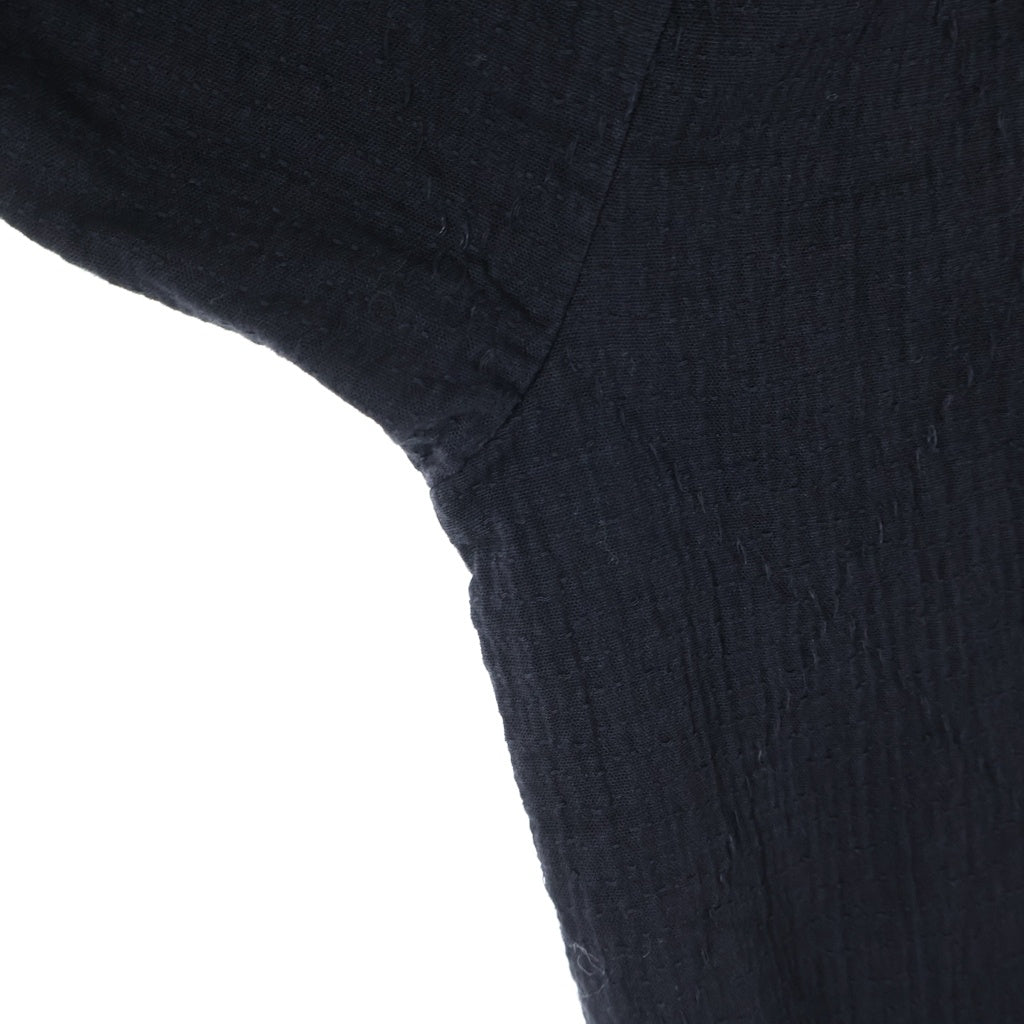 Porter Classic(ポータークラシック) SASHIKO LIGHT SHIRT JACKET 刺し子 コットンシャツ ジャケット ブラック ‐