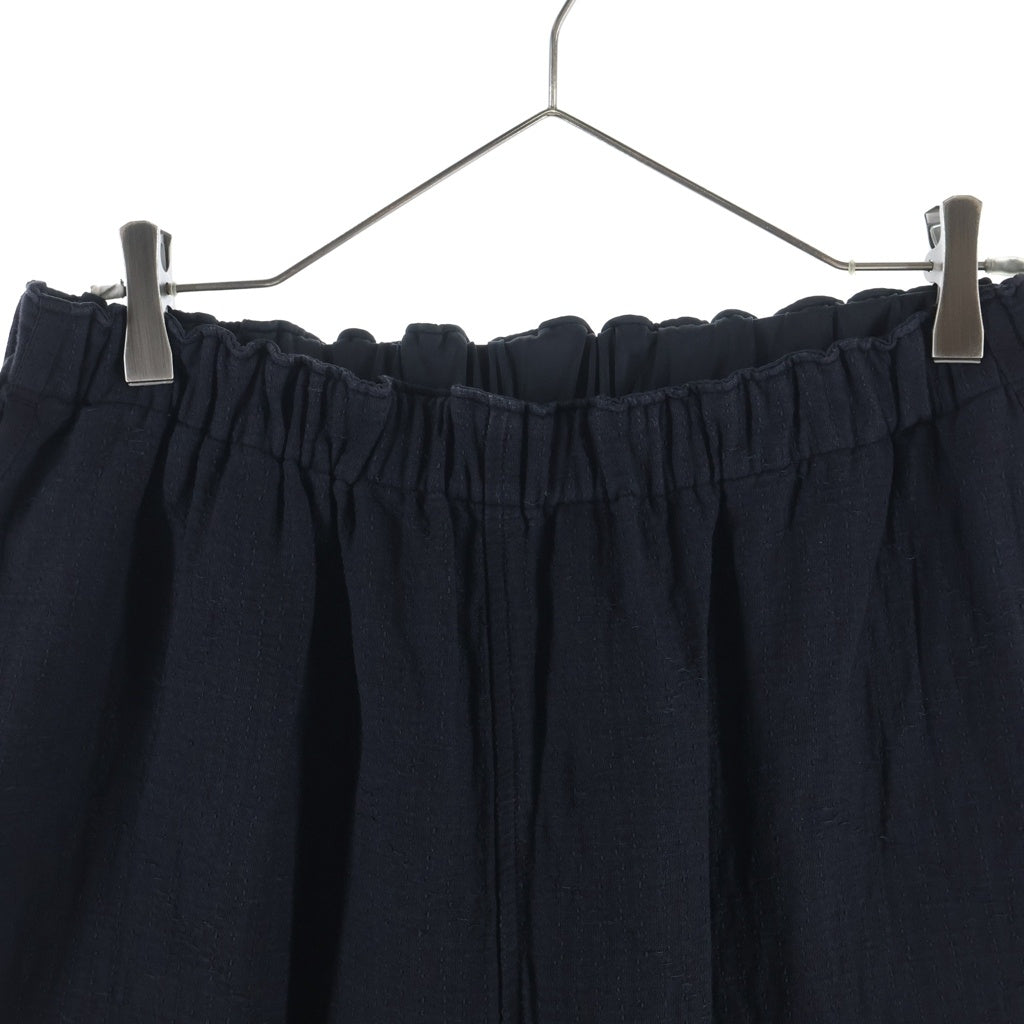 Porter Classic(ポータークラシック) SASHIKO LIGHT EASY PANTS 刺し子 コットンパンツ ブラック ‐