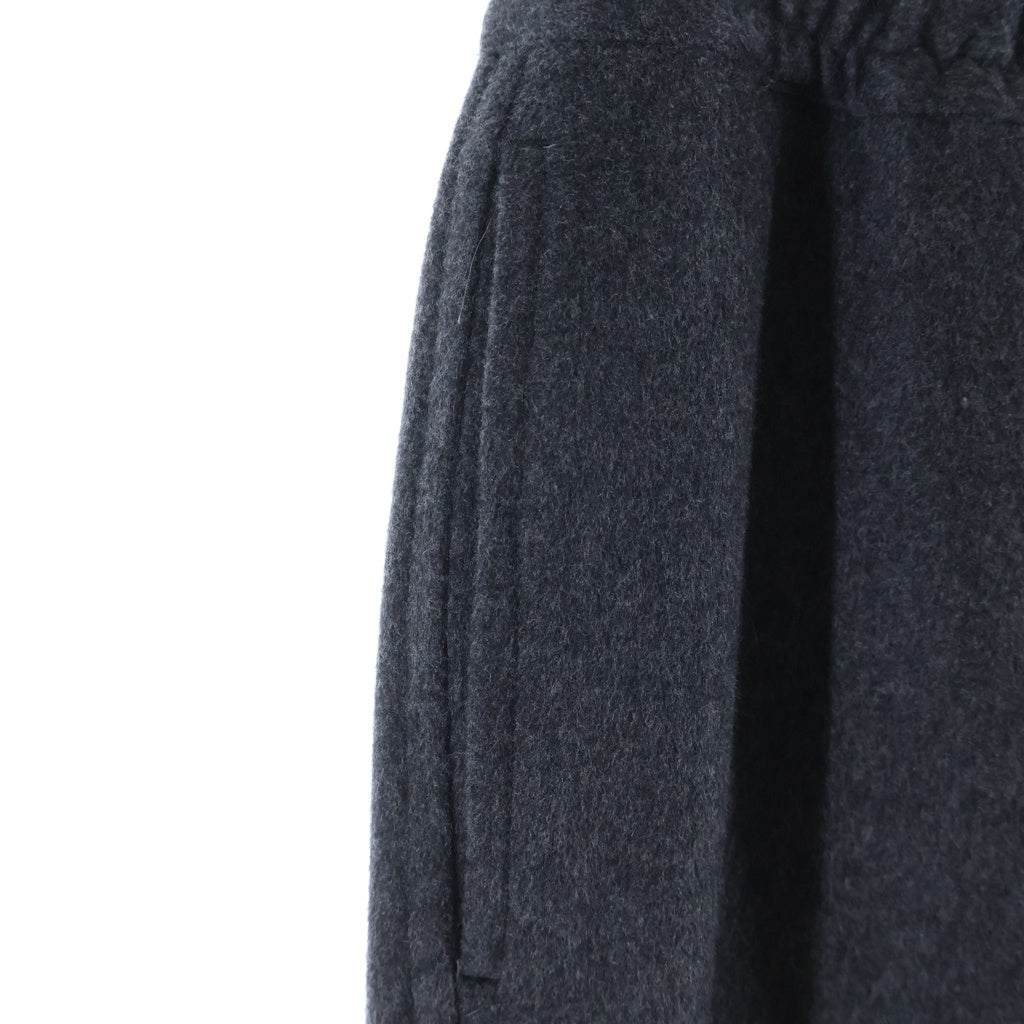 Porter Classic(ポータークラシック) CASHMERE EASY PANTS カシミヤ イージーパンツ チャコールグレー ‐