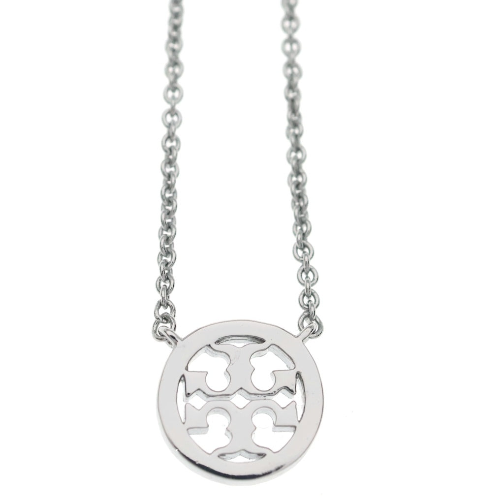 TORY BURCH(トリー バーチ) MILLER PAVE LOGO DELICATE NECKLACE ミラー パヴェ ロゴ デリケート チェーンネックレス 53420