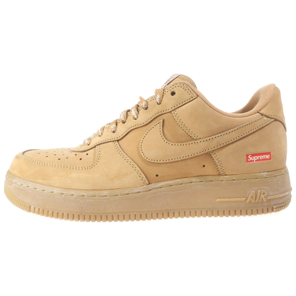 NIKE(ナイキ) ×SUPREME Air Force 1 Low Flax Wheat DN1555-200 シュプリーム エアフォース1 ロー フラックス ウィート ローカットスニーカー US10/28cm ブラウン
