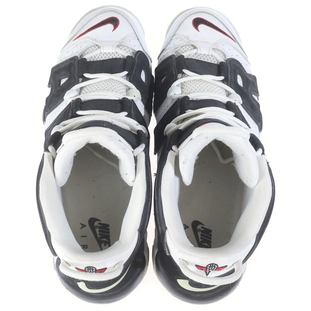 NIKE(ナイキ) AIR MORE UPTEMPO WHITE BLACK UNIVERSITY RED ナイキ エア モア アップテンポ ハイカットスニーカー US10/28cm ホワイト/ブラック 414962-105