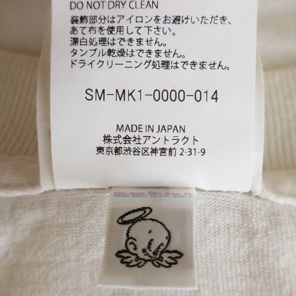 SAINT MICHAEL(セントマイケル) 26SS don't_SS T-SHIRT プリントクルーネック半袖Tシャツカットソー ホワイト SM-MK1ー0000ー014