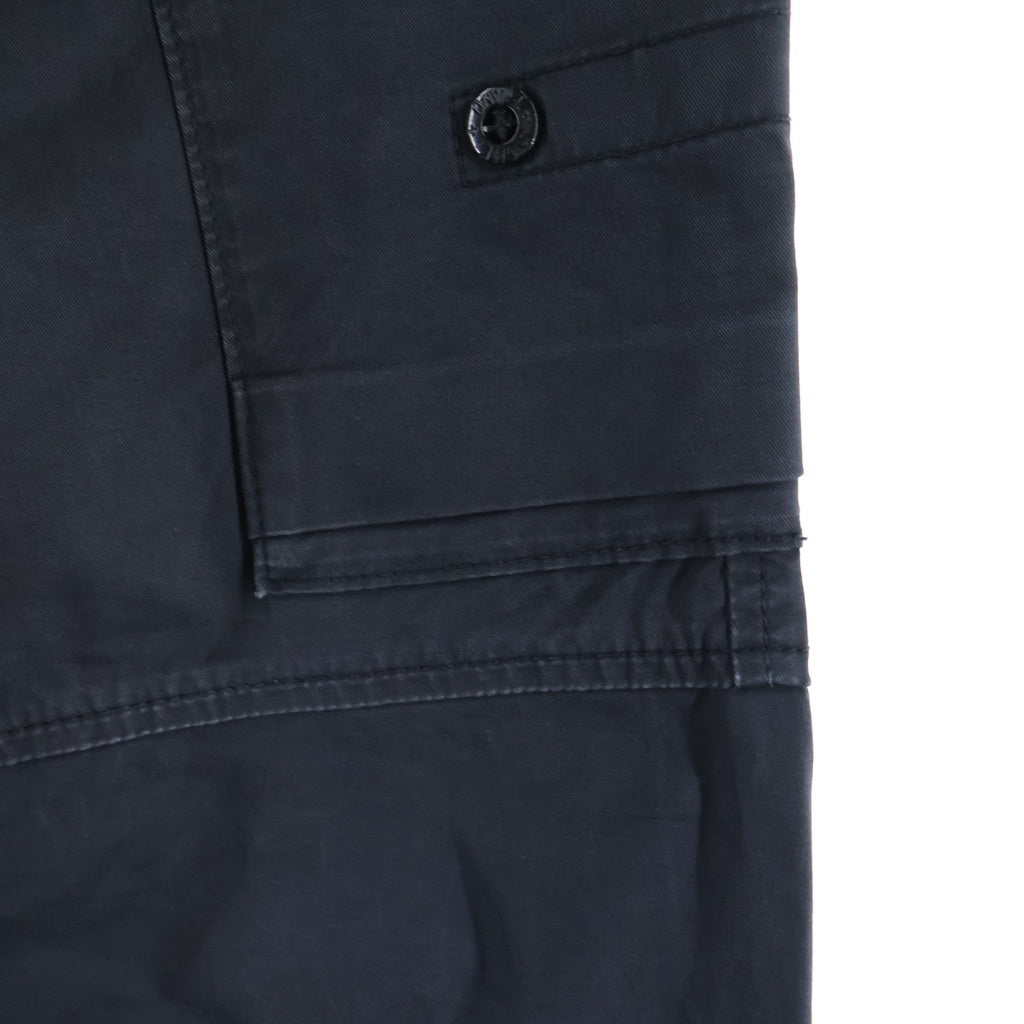 STONE ISLAND(ストーンアイランド) 21AW Cargo Pants ロゴワッペン カーゴパンツ ブラック 751531410