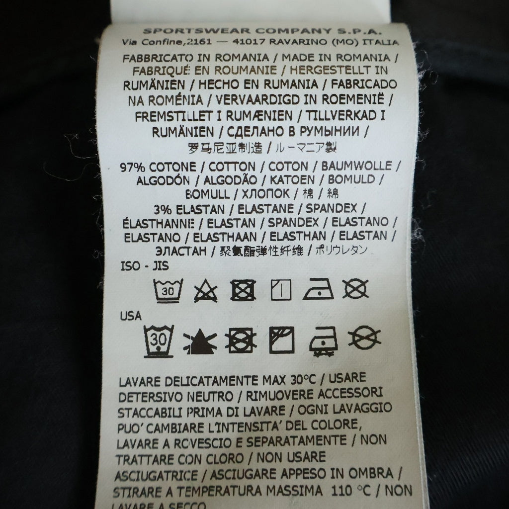 STONE ISLAND(ストーンアイランド) 21AW Cargo Pants ロゴワッペン カーゴパンツ ブラック 751531410