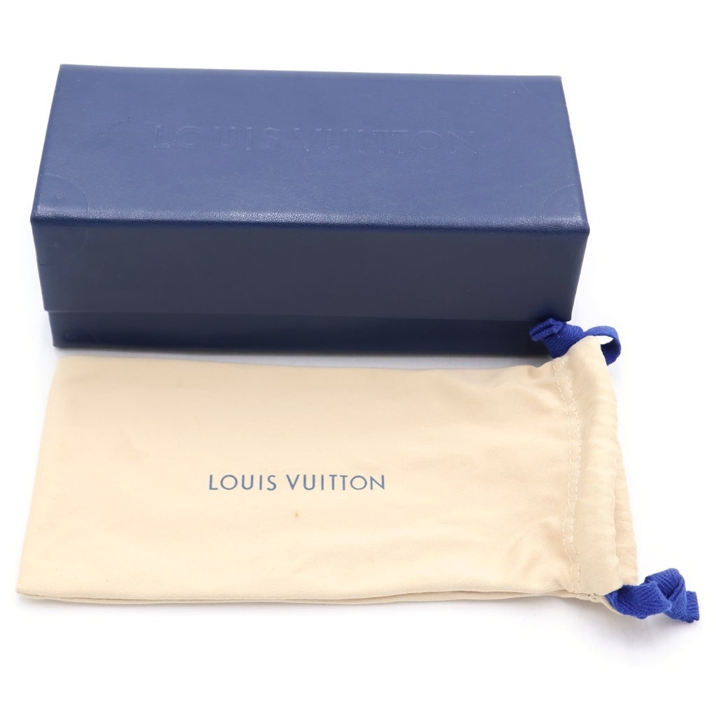 LOUIS VUITTON(ルイヴィトン) LV シグネチャー・スクエア ラウンド サングラス アイウェア ブラック Z1963U-93L