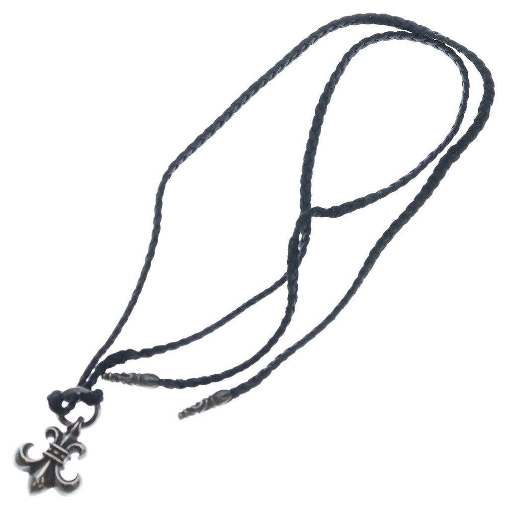 CHROME HEARTS(クロムハーツ) BS FLUER BSフレアペンダント シルバー ネックレストップ レザーブレイド -