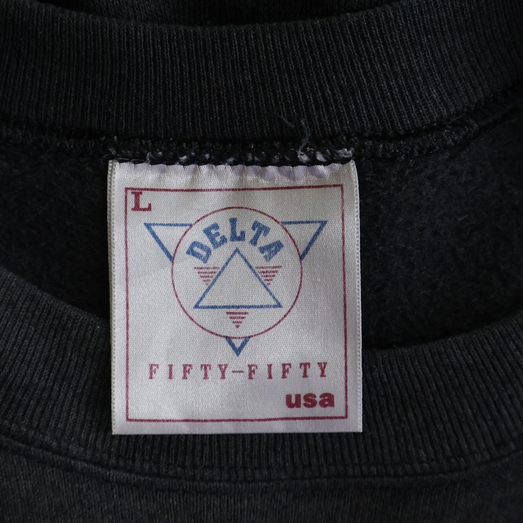 HARLEY DAVIDSON(ハーレーダビッドソン) 80s VINTAGE HOG 3D EMBLEM CREWNECK SWEAT DELTA 8318 ヴィンテージ デルタタグ 3Dエンブレム クルーネック長袖スウェットトレーナー ブラック