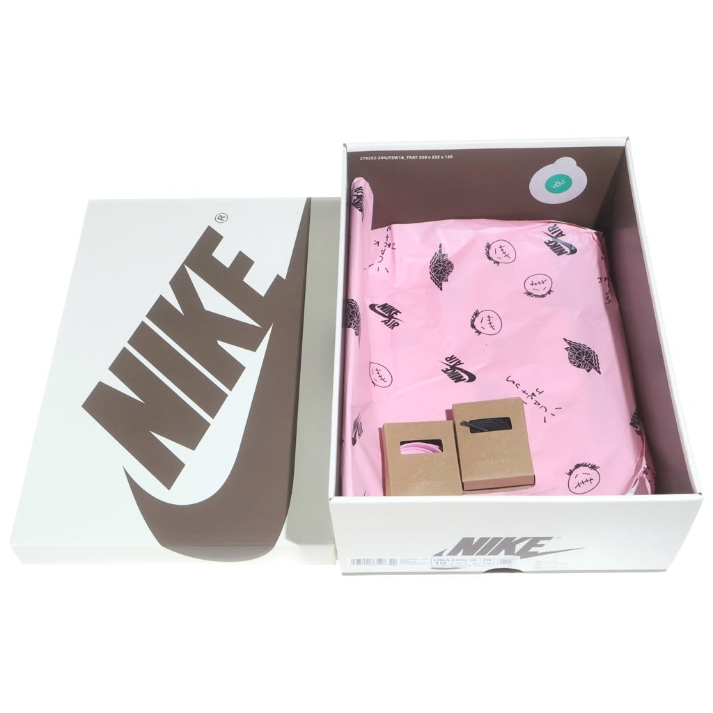NIKE(ナイキ) ×TRAVIS SCOTT AIR JORDAN 1 LOW OG SP Reverse Olive トラヴィススコット エアジョーダン1 リバースオリーブ ローカットスニーカー US10/28.0cm DM7866-200