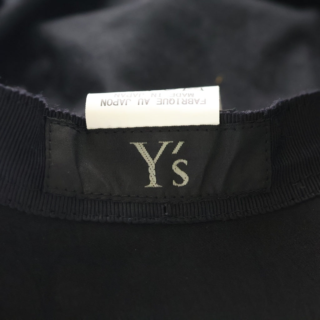 Y's(ワイズ) 17SS トリアセテート ハット 帽子 ブラック YD-H04-500 レディース