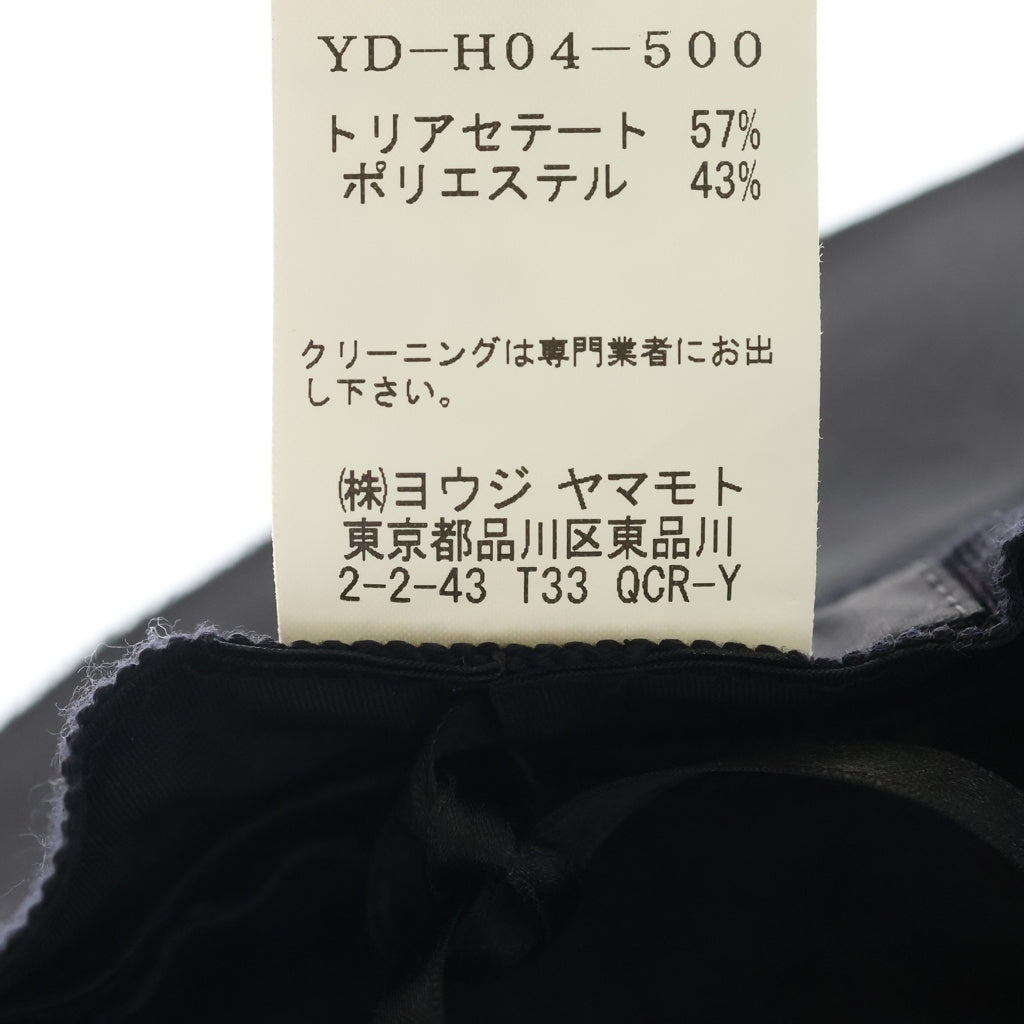 Y's(ワイズ) 17SS トリアセテート ハット 帽子 ブラック YD-H04-500 レディース