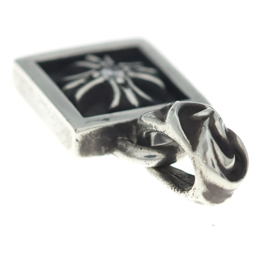 CHROME HEARTS(クロムハーツ) FRAMED CH PLUS 1DIA フレームドCHプラス 1ダイヤ ペンダントトップ ゴールド BCA047 -
