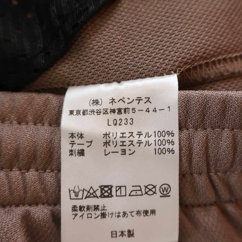 Needles(ニードルス) 22AW H.D. Track Pant ロゴ刺繍 ヒザデル サイドライン トラックパンツ ピンク/パープル LQ233