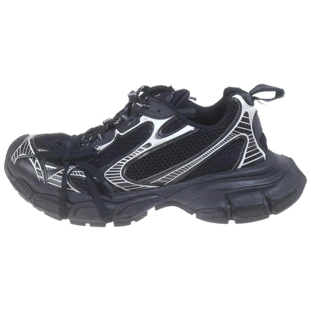 BALENCIAGA(バレンシアガ) 3XL SNEAKER スリーエックスエル ユーズド加工 メッシュ ローカットスニーカー ブラック/シルバー 734734