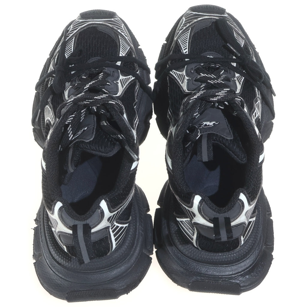 BALENCIAGA(バレンシアガ) 3XL SNEAKER スリーエックスエル ユーズド加工 メッシュ ローカットスニーカー ブラック/シルバー 734734
