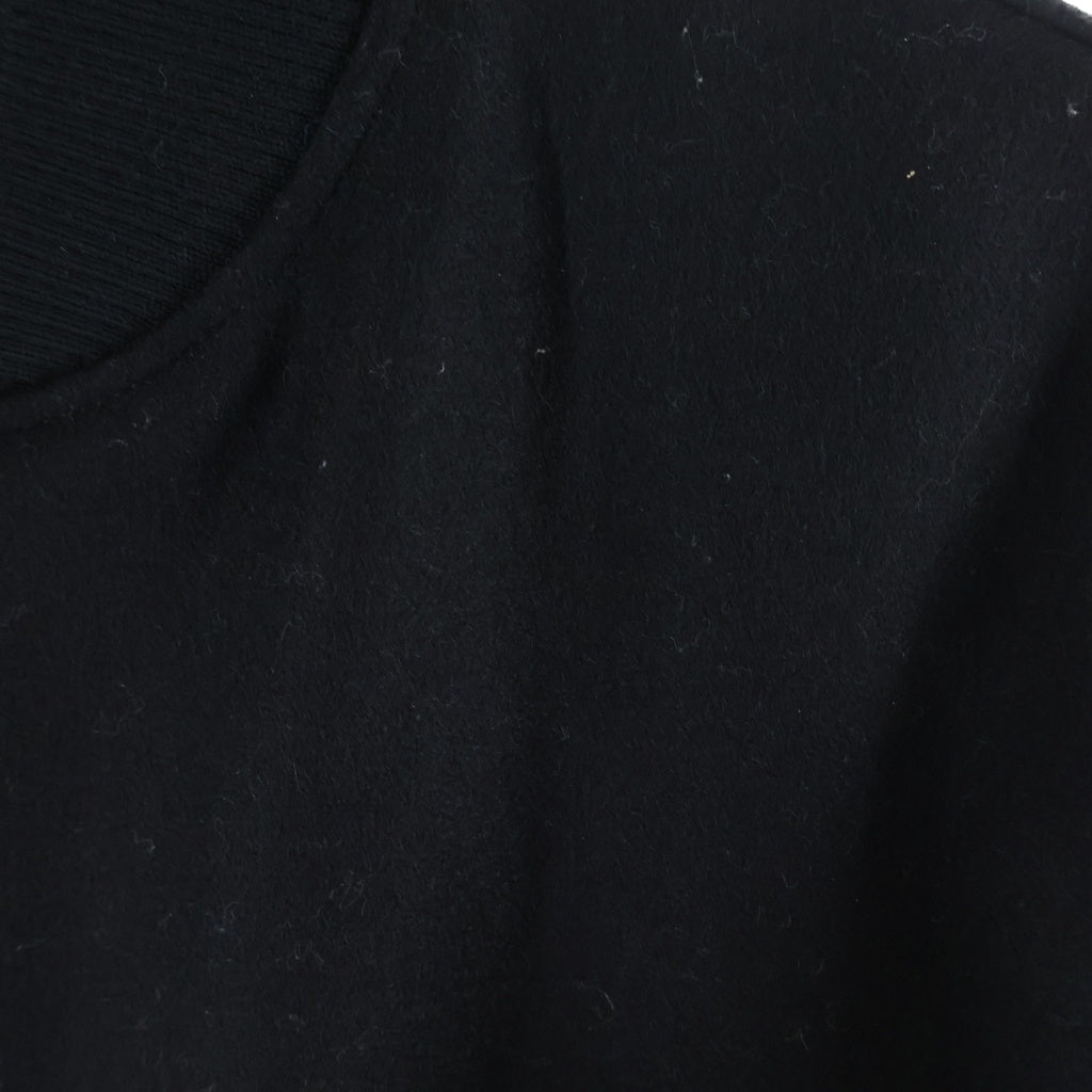 STAMPD(スタンプド) Letterman Coaches Jacket レターマン袖ロゴプリント スタジャン ジャケット ブラック/ホワイト