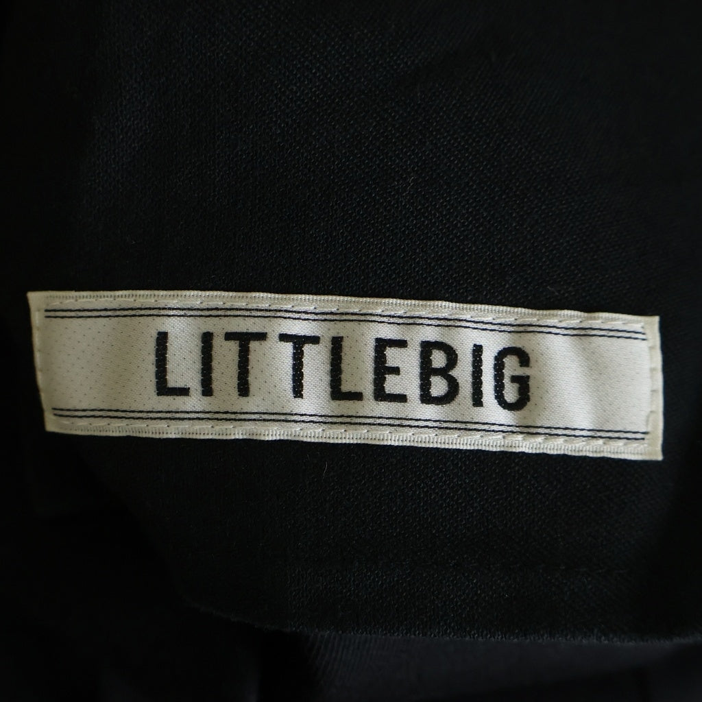 LITTLEBIG(リトルビッグ) Slim Trousers ウール スリムスラックス ブラック LB153-PT01