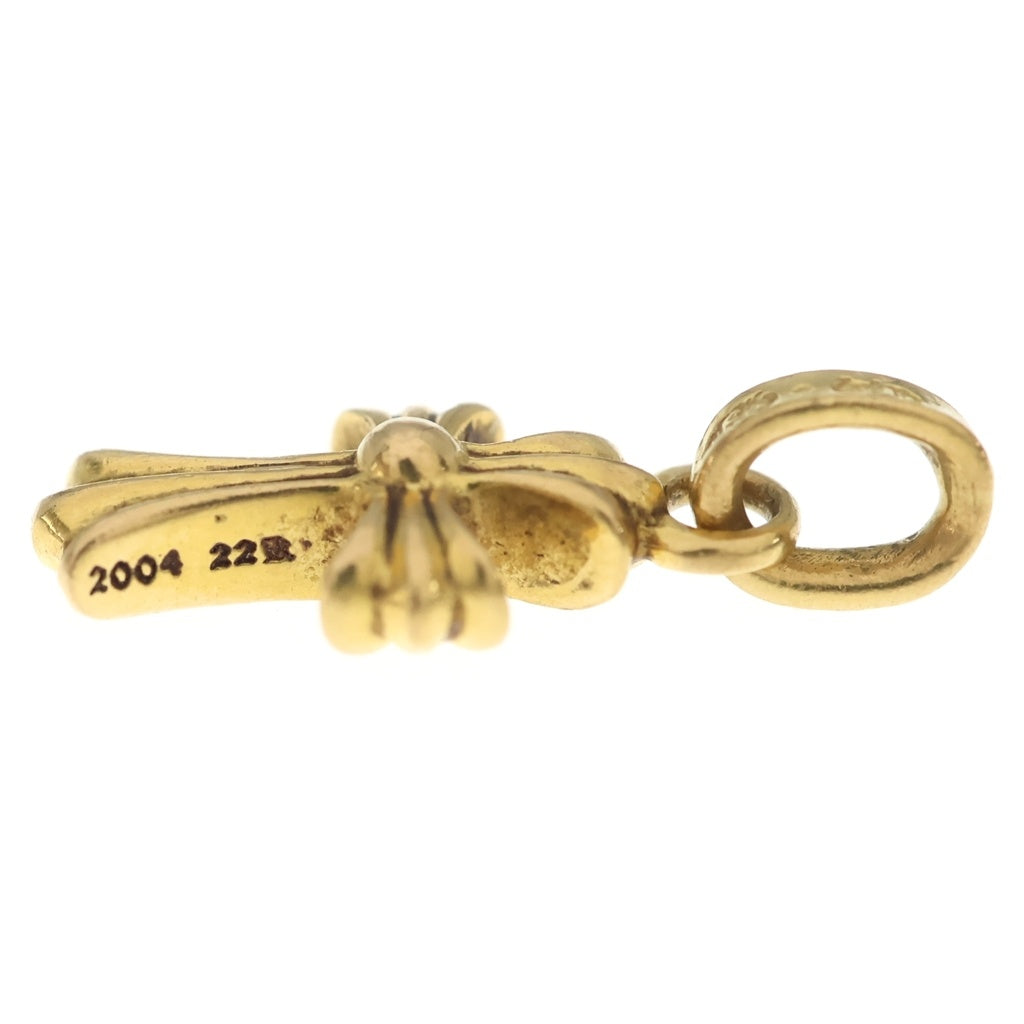 CHROME HEARTS(クロムハーツ) 22K CRS BBYFAT P/DIA ベイビーファットクロス PAVEダイヤ ペンダントトップ ゴールド BCA035
