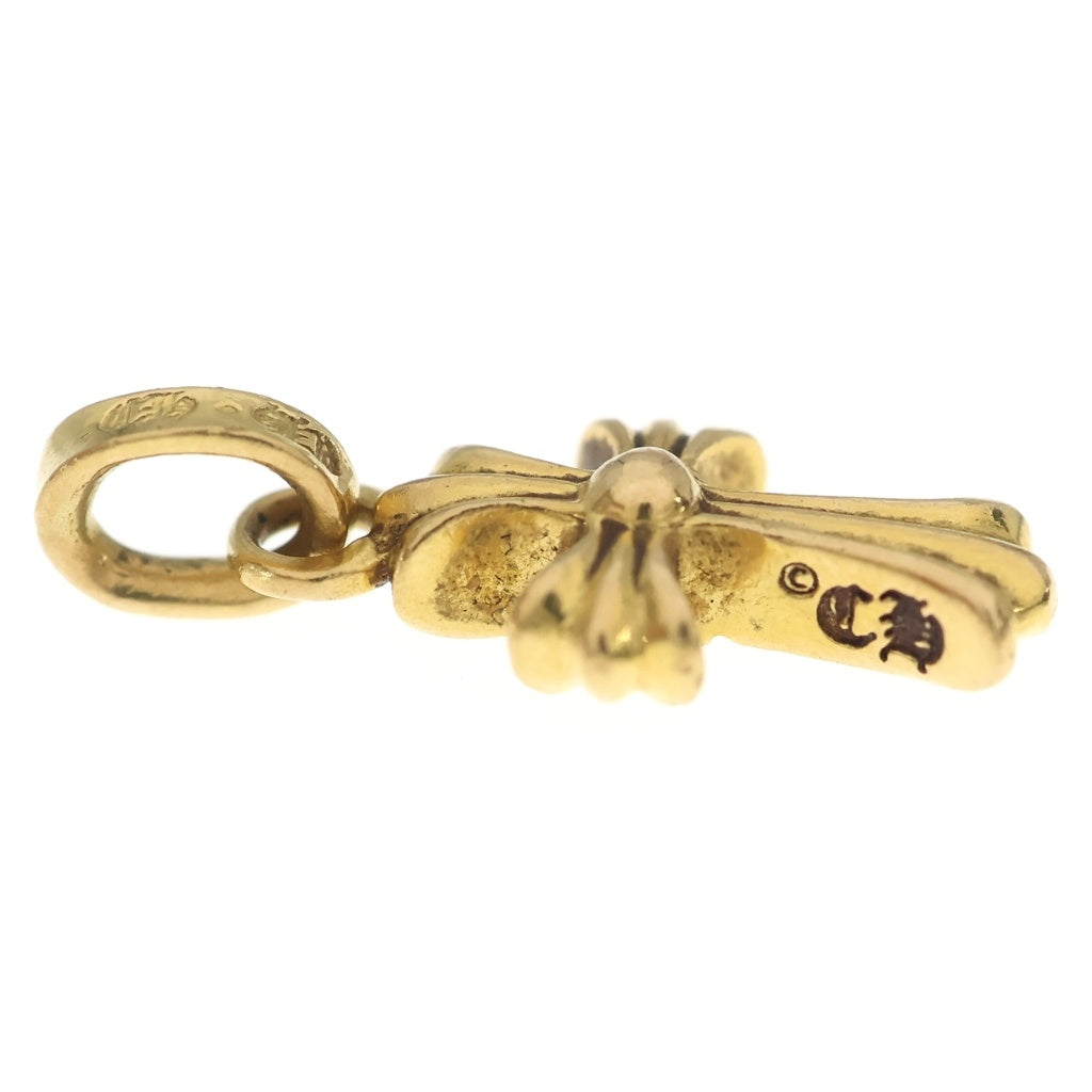 CHROME HEARTS(クロムハーツ) 22K CRS BBYFAT P/DIA ベイビーファットクロス PAVEダイヤ ペンダントトップ ゴールド BCA035