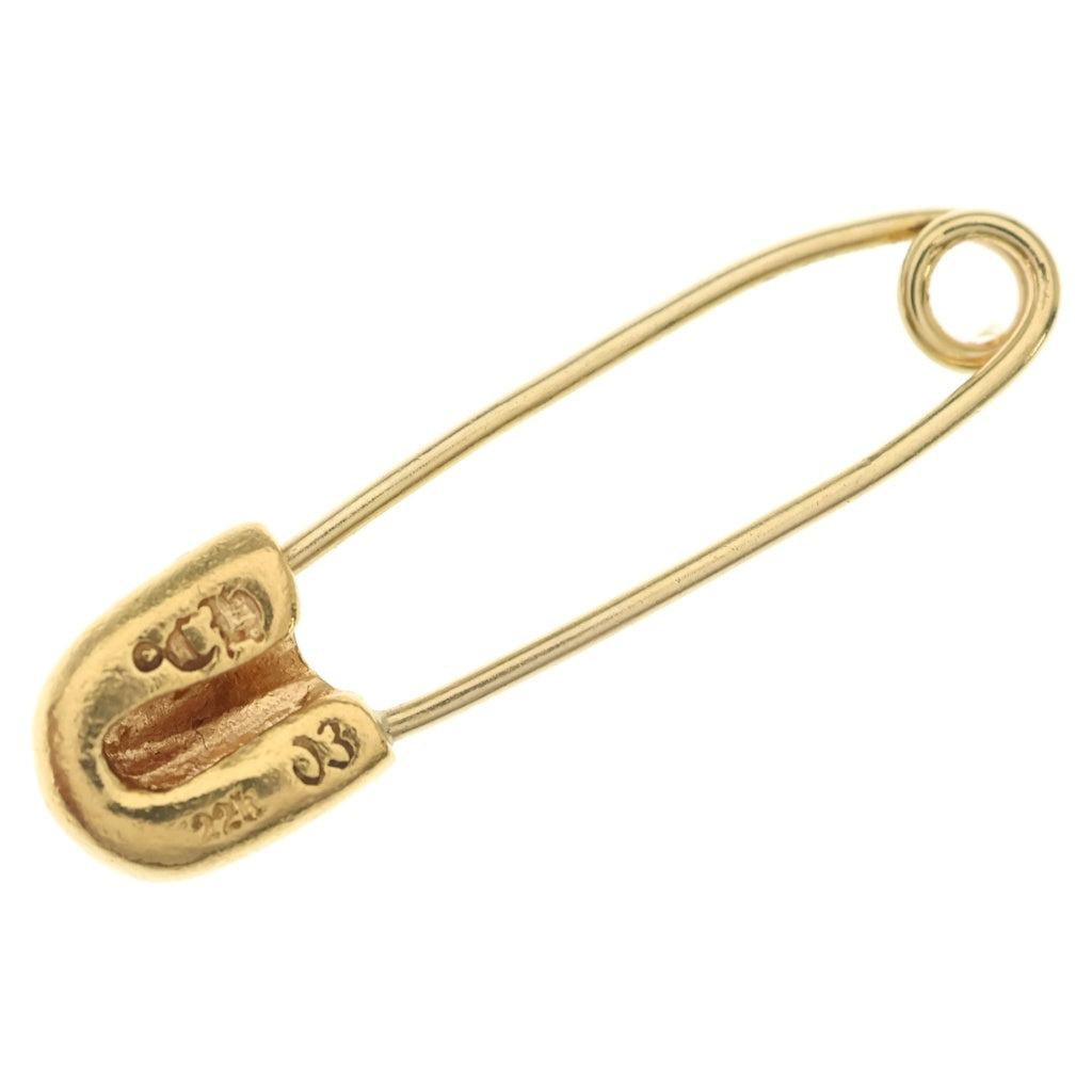CHROME HEARTS(クロムハーツ) 22K SAFETY PIN S 1DIA 22Kスモールセーフティピン 1ダイヤ ゴールドネックレストップ