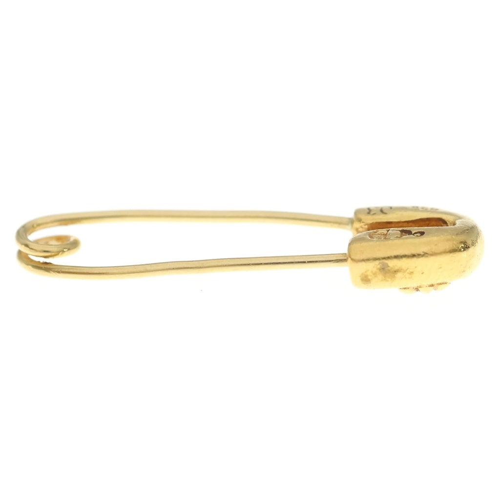 CHROME HEARTS(クロムハーツ) 22K SAFETY PIN S 1DIA 22Kスモールセーフティピン 1ダイヤ ゴールドネックレストップ