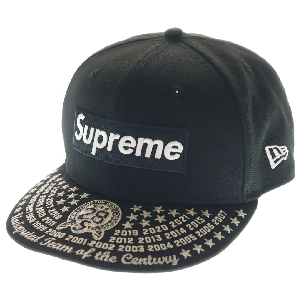 SUPREME(シュプリーム) ×NEW ERA Undisputed Box Logo ベースボールキャップ ブラック