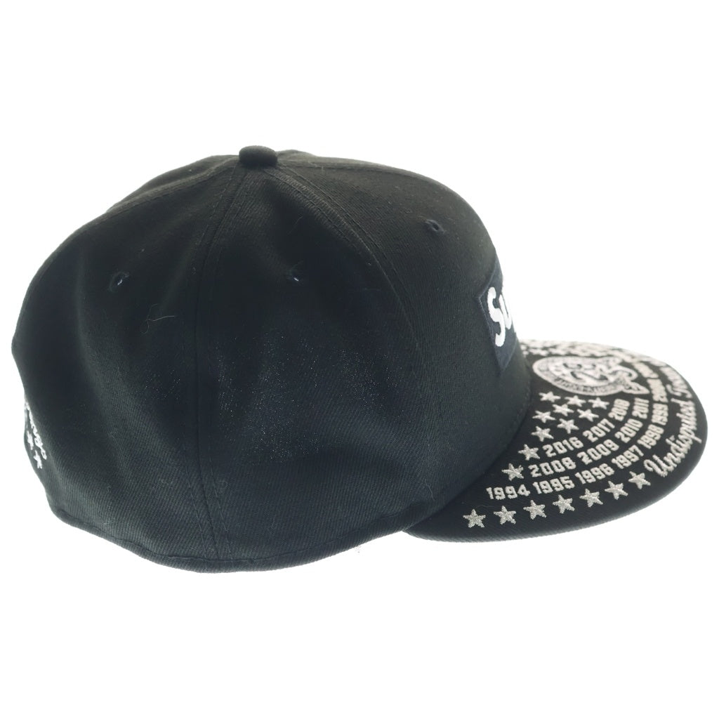 SUPREME(シュプリーム) ×NEW ERA Undisputed Box Logo ベースボールキャップ ブラック