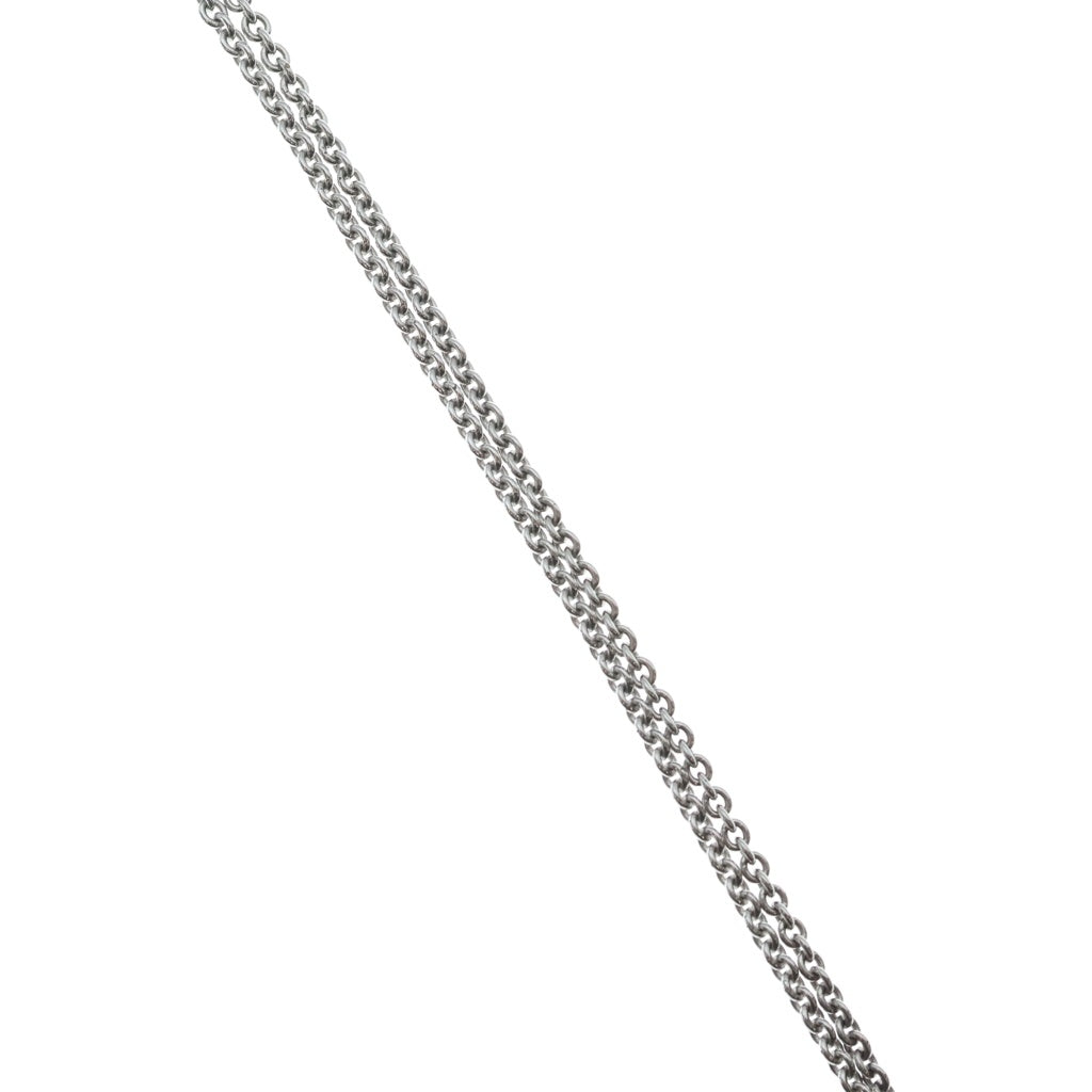 DIOR(ディオール) Petit CD ラインストーンネックレス シルバー/ホワイト N2241WOMCY_D001 レディース