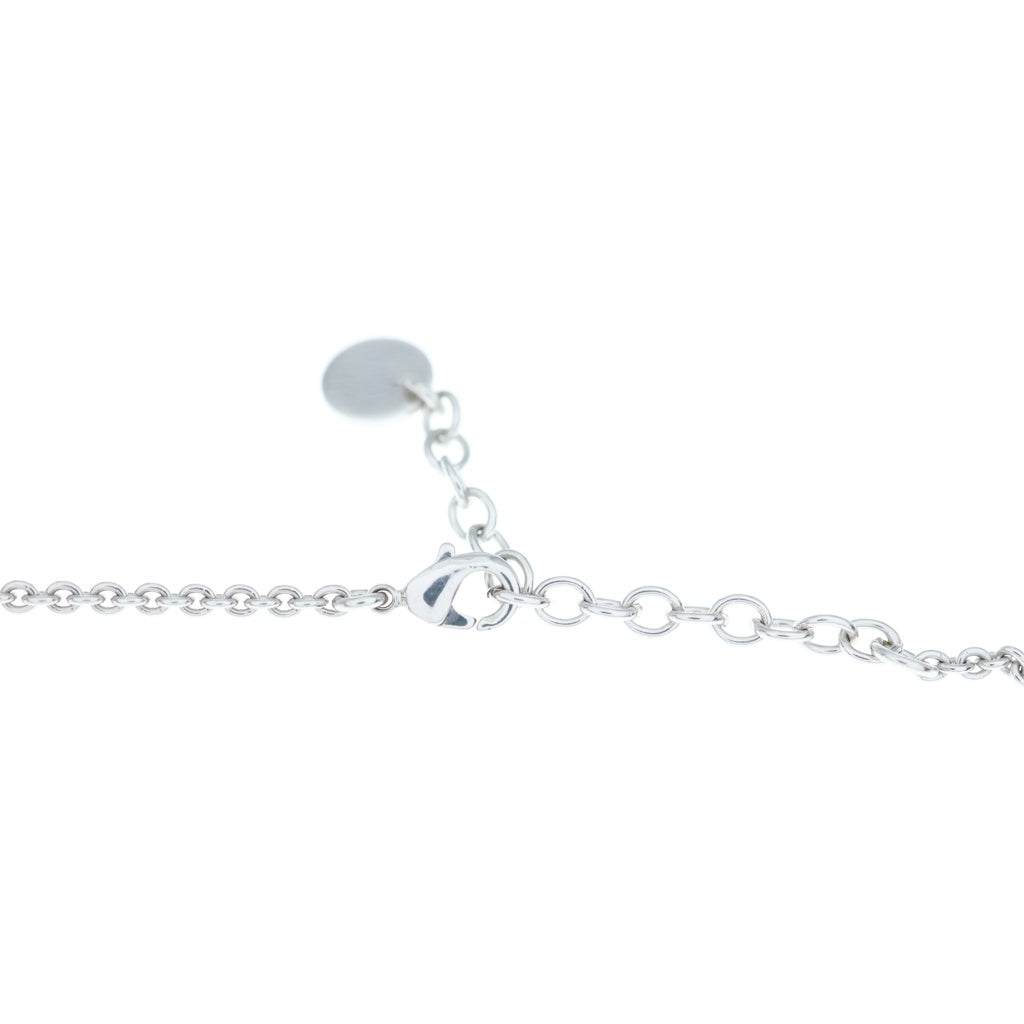 DIOR(ディオール) Petit CD ラインストーンネックレス シルバー/ホワイト N2241WOMCY_D001 レディース