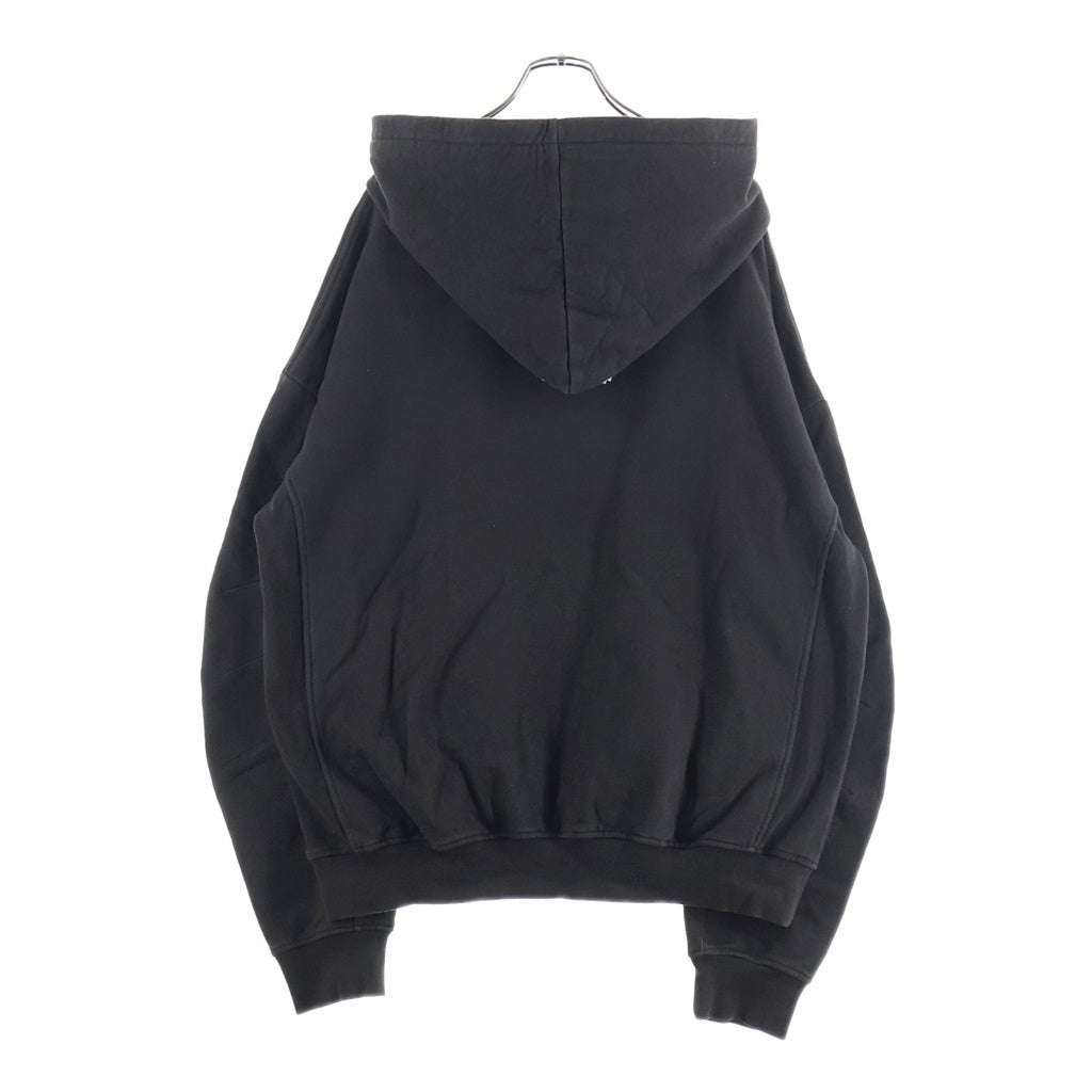 cvtvlist(カタリスト) FLEECE ARCHED LOGO USUAL HOODIE ペイズリー柄 ロゴ刺繍 フーディー プルオーバー パーカー ブラウン 210110301