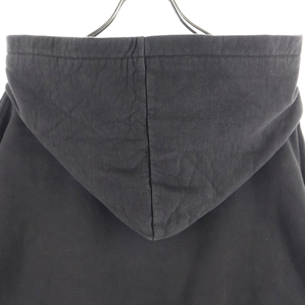 cvtvlist(カタリスト) FLEECE ARCHED LOGO USUAL HOODIE ペイズリー柄 ロゴ刺繍 フーディー プルオーバー パーカー ブラウン 210110301