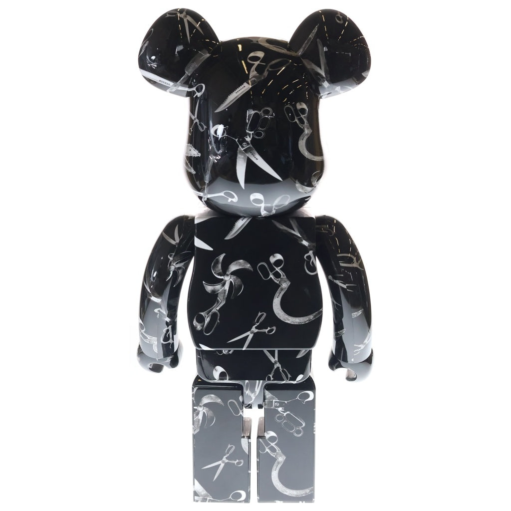 MEDICOM TOY(メディコムトイ) BE@RBRICK ×DENHAM 1000% デンハム ベアブリック フィギュア 人形 インテリア ブラック -