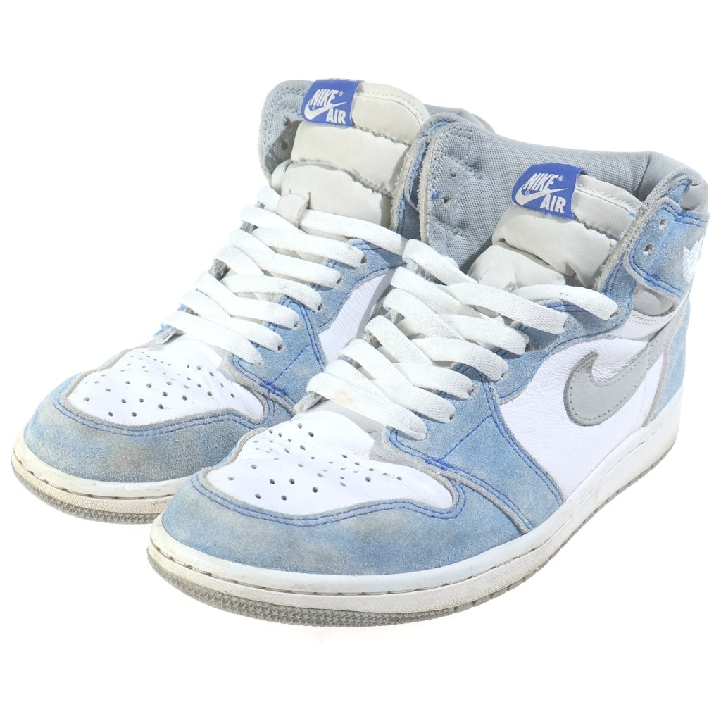 NIKE(ナイキ) AIR JORDAN 1 HIGH OG HYPER ROYAL エアジョーダン1 ハイパーロイヤル ハイカットスニーカー ホワイト/ブルー US8.5/26.5cm 555088-402
